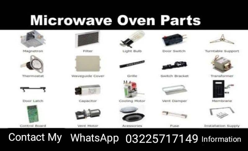 Microwave Oven Spare Part's Available 0