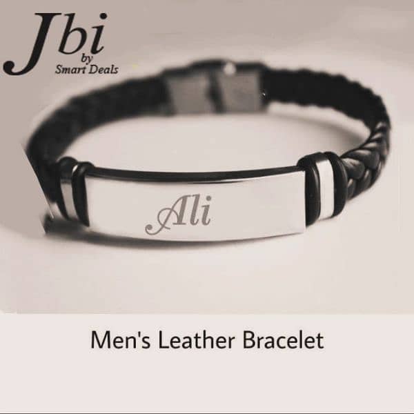 *CUSTOMIZE MEN'S LEATHER BRACELET* 1