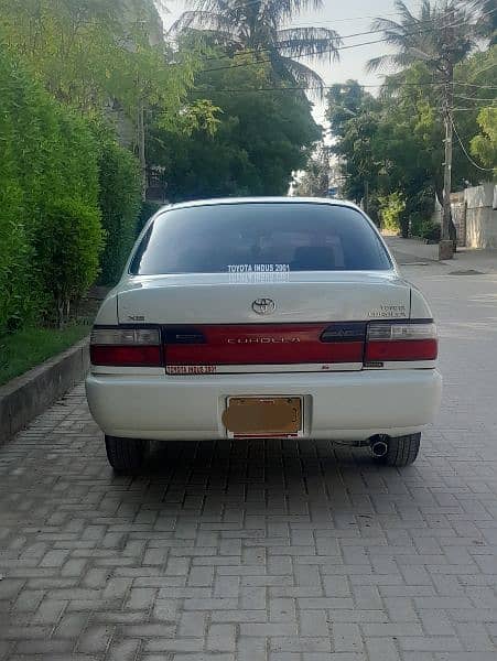 Toyota indus Corolla XE 2001 family car 1