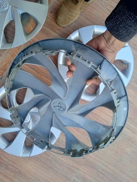 New Model Japane Yaris 14 Size Original WHEEL covers Fresh Set 3