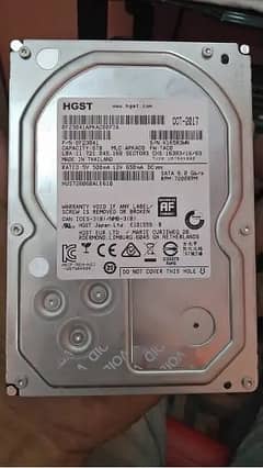 6 TB Hard Disk SATA 7200 RPM