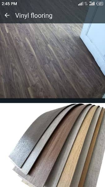 Vinyl floor/wallpape/false ceiling/ blinds/frosted pape//partition 1