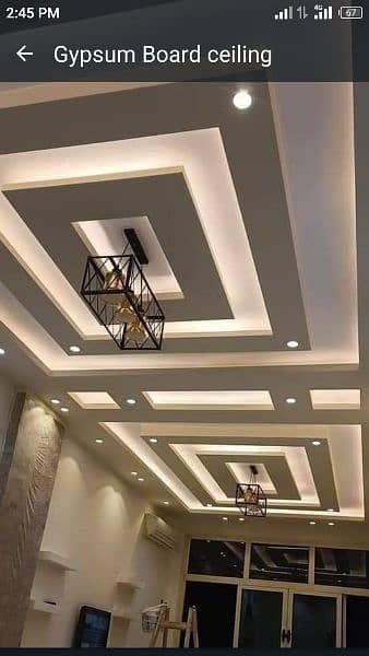 Vinyl floor/wallpape/false ceiling/ blinds/frosted pape//partition 9