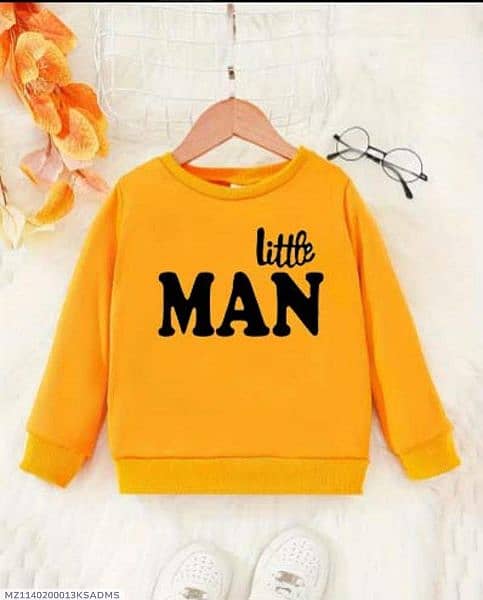 1 Pcs boys stitched polyester printed sweatshirt 0