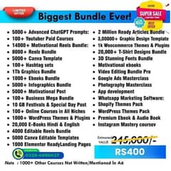 2000+ Digital Products Mega Bundle Pack 0