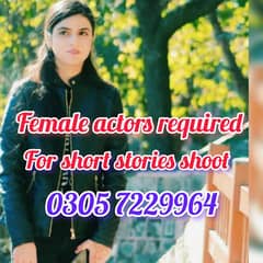 Female actors required 0