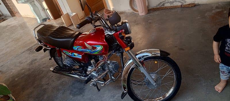 HONDA CD70 2021 DOUBLE SAMAN ALL 100% OK 1