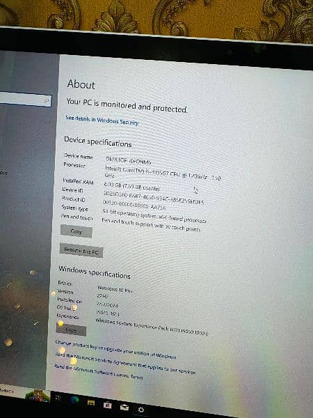 Microsoft surface laptop 3 10/10 condition 10