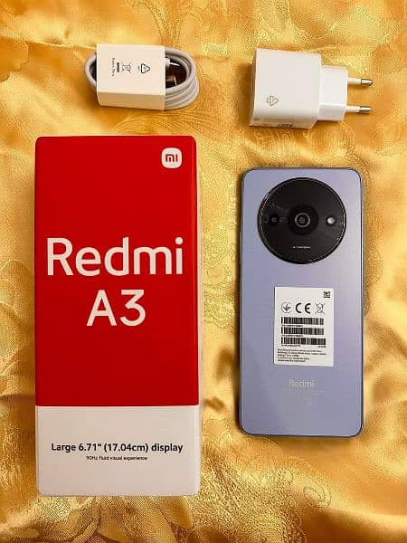 Redmi a3 full box 4/64gb 10month warranty 1