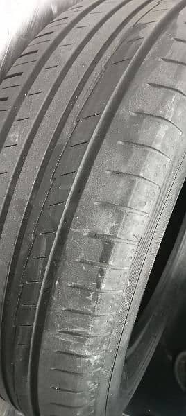 3 tires Hain 195/65  R 15 condition 60% 3