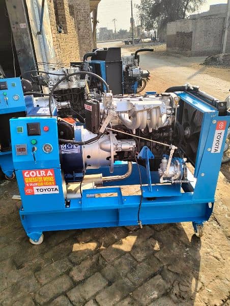 20kva generator Toyota 2D. 2000cc engine Japanese 15kva 20kva 25kva 8