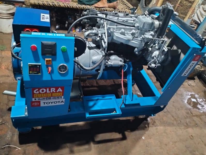 20kva generator Toyota 2D. 2000cc engine Japanese 15kva 20kva 25kva 10