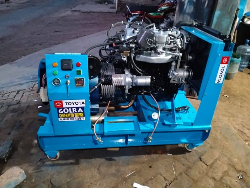 20kva generator Toyota 2D. 2000cc engine Japanese 15kva 20kva 25kva 13