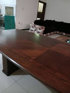 Inter wood conference table