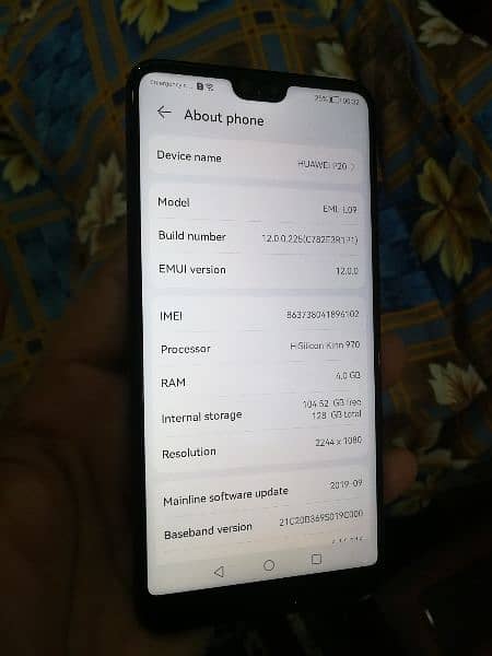 huawei p20 non pta 4gb 128gb 7