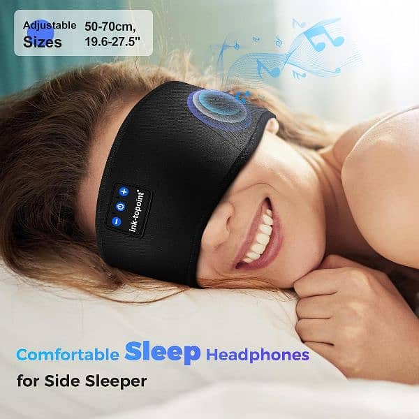 Ink-topoint Bluetooth Sleep Headphones, HD Stereo Speakers (Amazon UK) 12