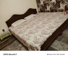 two single bed with metres