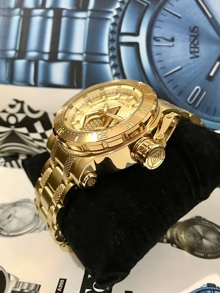 INVICTA AUTOMATIC-GOLD-NEW ORIGINAL WATCH-RADO-OMEGA-ROLEX-TISSOT-SEIK 4