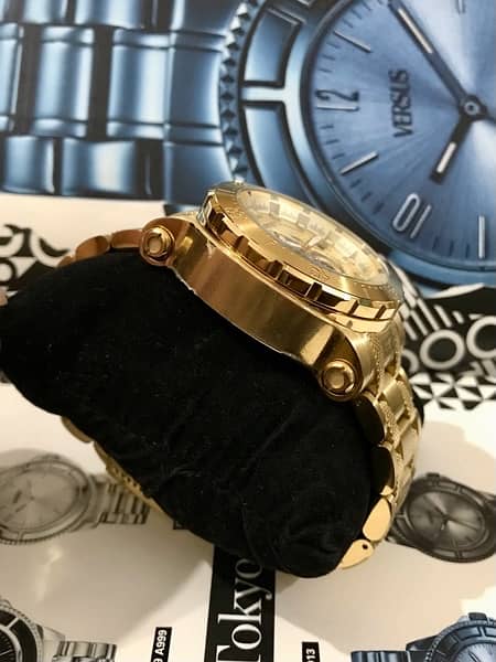 INVICTA AUTOMATIC-GOLD-NEW ORIGINAL WATCH-RADO-OMEGA-ROLEX-TISSOT-SEIK 5