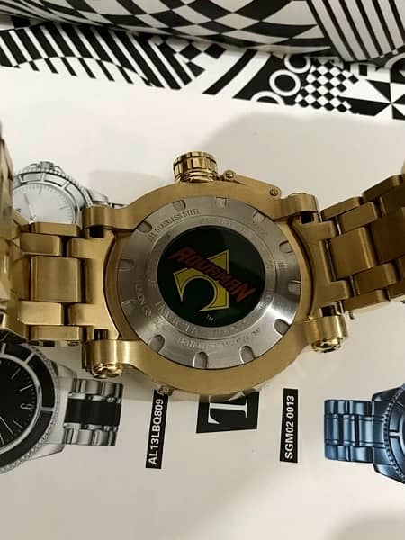 INVICTA AUTOMATIC-GOLD-NEW ORIGINAL WATCH-RADO-OMEGA-ROLEX-TISSOT-SEIK 8