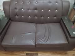 2 seater brown sofa for sale