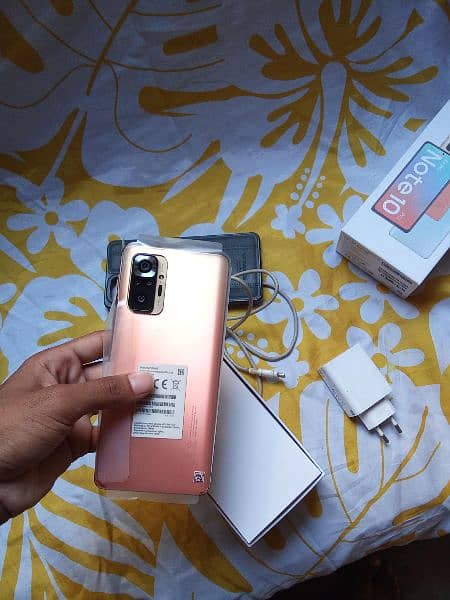 redmi note 10 pro 8+5 128gb box charger cable sab sath ha only call 0