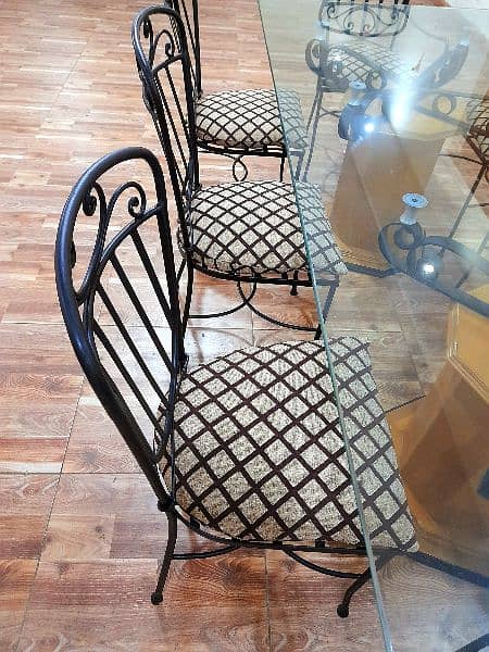 8 CHAIRS DINING TABLE NEW CONDITION 14