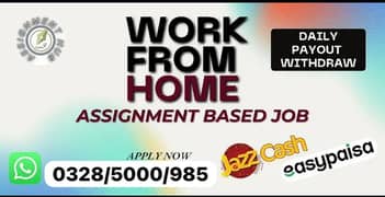 Online Part time/full time/home job/Assignments/Typing/Data entry/Ads 0