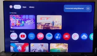 TCL 50" 4K HDR Google Tv With 1 year warrenty