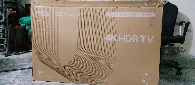 TCL 50" 4K HDR Google Tv With 1 year warrenty 13