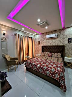 1 Bedroom VIP full furnishe flat for rent per day available in Bahia Town Lahore