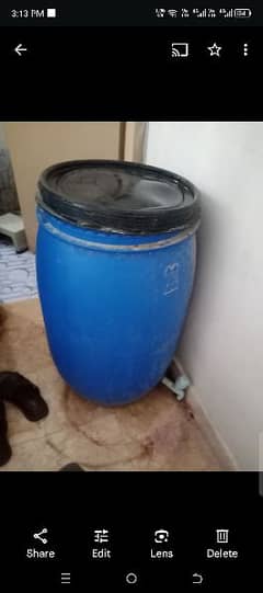 water storage drum