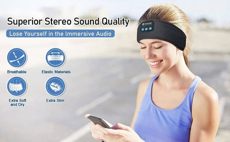 Navly Sleep Headphones Bluetooth, with Thin Speakers (Amazon UK) 7