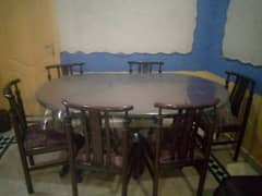 Dining table and chairs