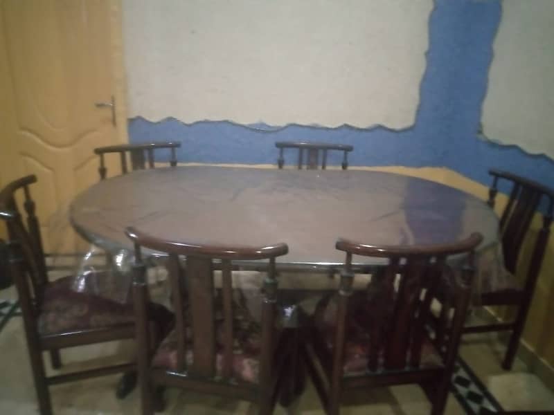 Dining table and chairs 1