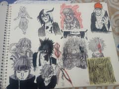 selling my small doodles and anime art/sketch