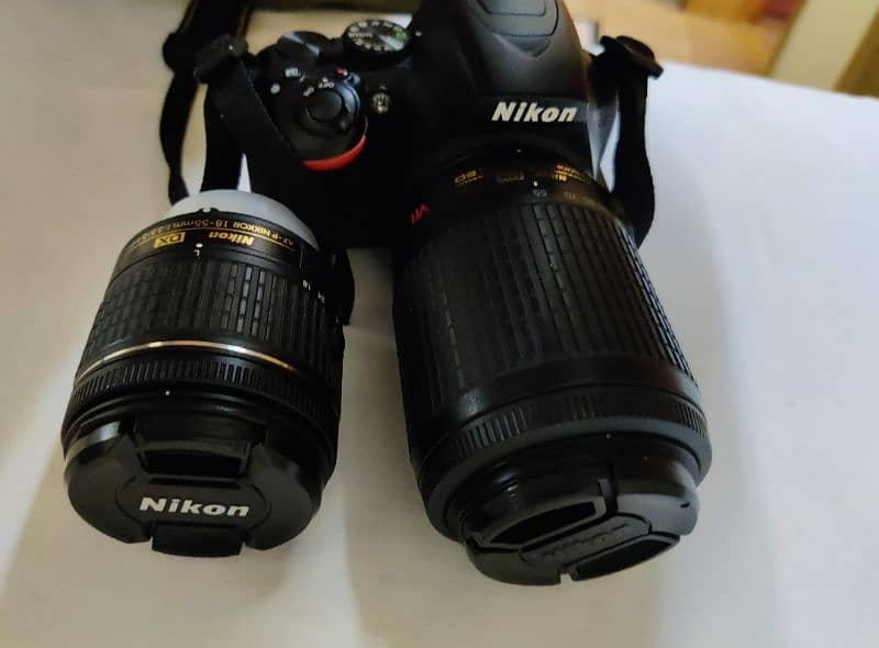 Nikon D3500 with zoom lens 1