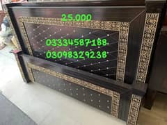 King size  Bed set/wooden bed set / side table/furniture