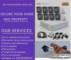 Cctv cameras installation.