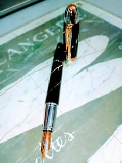 Stainless Steel - Resin Marble - 22KGP & Other Fountain pens