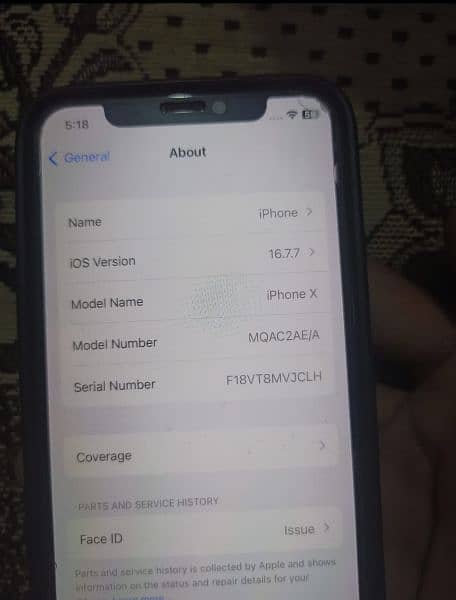 Iphone x 64gb approved 2