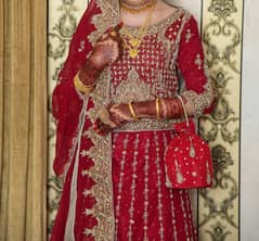 Barat Red Lehnga for Sale