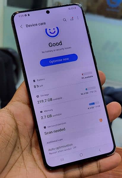Samsung S21 Plus 256GB, Non PTA, Full Sim Time 1
