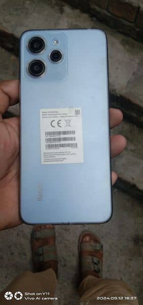 urgent sell redmi 12 condition 10/10 8+4/256 only 27 day used 5