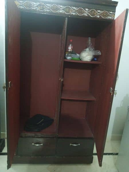 2door wooden cupboard 1