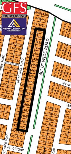 NORTH TOWN RESIDENCY PHASE 1 EXECUTIVE ext BLOCK 80syd main 40feet road face plot