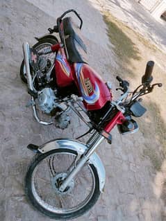 Hi speed bike red color without num