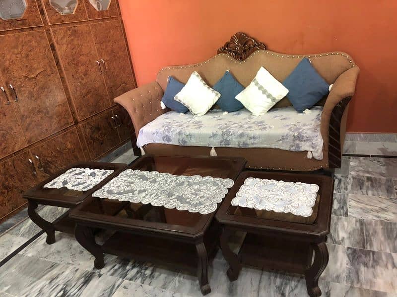 sofa set brown color 4