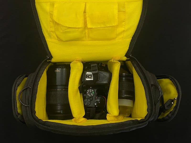 Nikon d5600 crystal clear condition with 7300 Tamron zoom lens 8