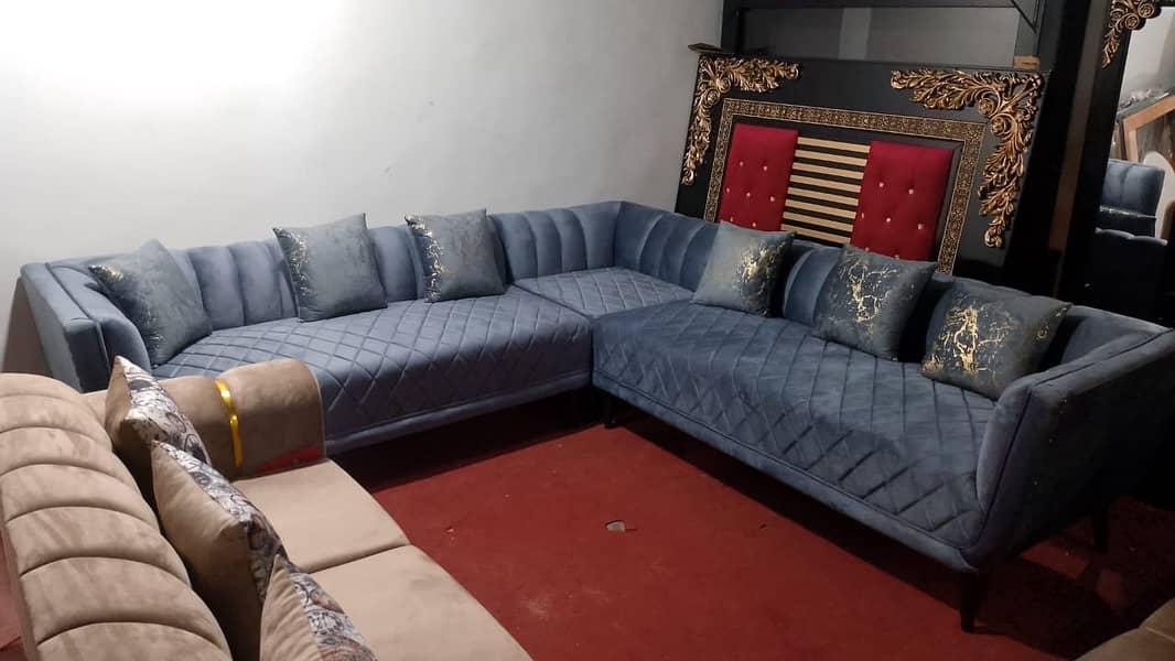 sofa set | L shape sofa | seven seater | Poshish sofa | Luxury sofa 6